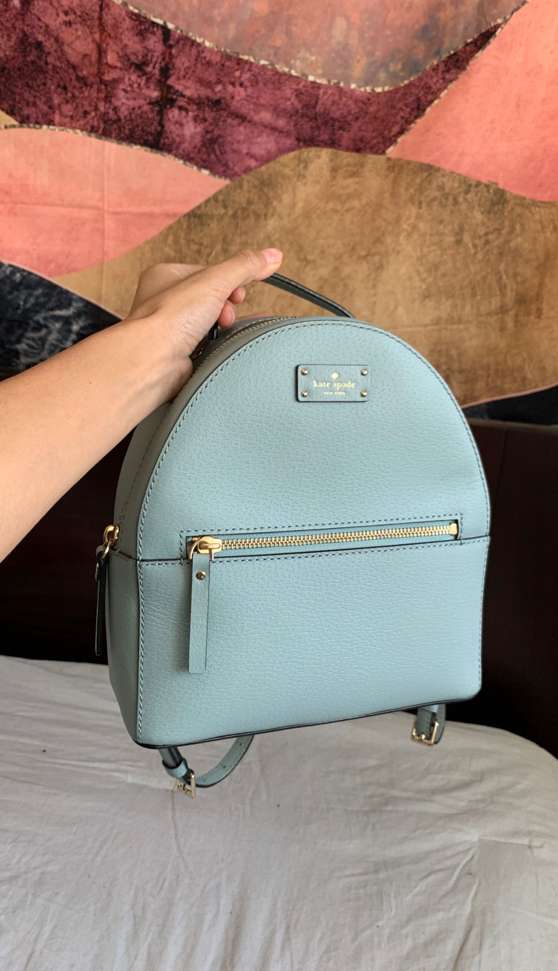 Kate Spade Light Blue Mini Backpack