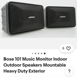 Bose Model 101 Monitors Working conditions 
