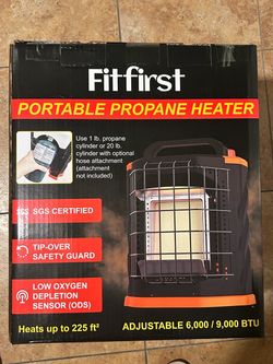Brand-New Portable Propane Heater + 4 Coleman Propane Cylinders