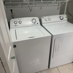 Washer and Dryer Set GE & Amana