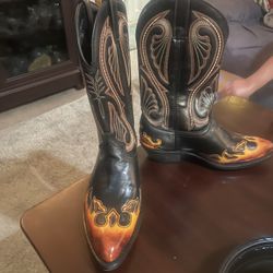 Laredo Men's 2754 Lea Vamp Fox 