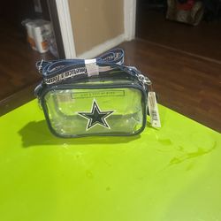 Dallas Cowboys Clear Crossbody Purse:5x8” Brand New
