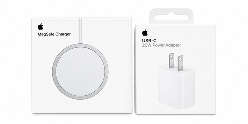 MagSafe Charger USB-C Cable + 20W USB-C Power Adapter White Bundle