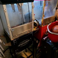 2 Popcorn Machine Used Condition For Sale