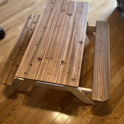 Children’s Indoor Or Outdoor Picnic Table