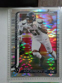 Will Anderson JR (2025 topps chrome football card)