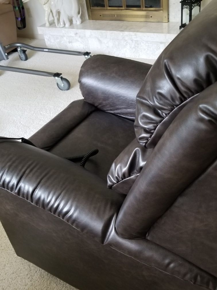 Leather Lazy Boy Recliner