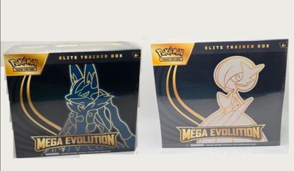 Pokemon TCG ETB Mega Evolution Elite Trainer Box Mega Lucario AND Mega Gardevoir Bundle Set