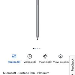 Microsoft Surface Pen For Any Surface Tablet Or Laptop! Cost 100 New From Bestbuy 