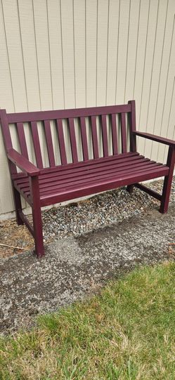 Outdoor Wooden Garden Bench