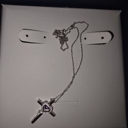 Amethyst Sterling Silver Necklace 