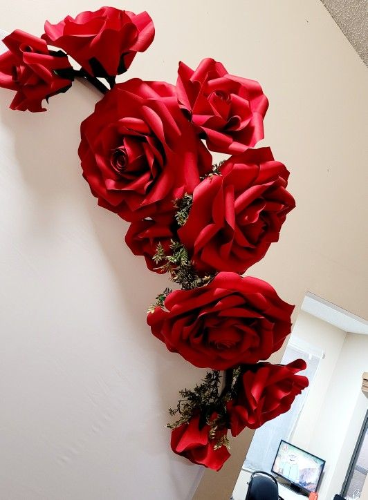 Giant Paper Roses