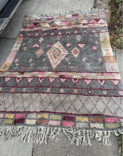 THICK GORGEOUS BOHO RUG 5 x 7