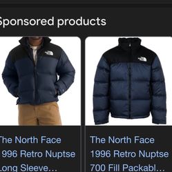 OG 100% Authentic 700 NF Puff jacket 