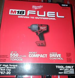 Milwaukee impact wrench NEW IN BOX