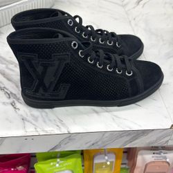 Louis Vuitton Hightop Sneaker Perforated Suede