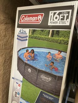 BRAND NEW COLEMAN 16’x42” SWIMMING POOL
