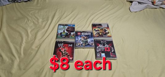 Sony PlayStation 3 ps3 games $8 each