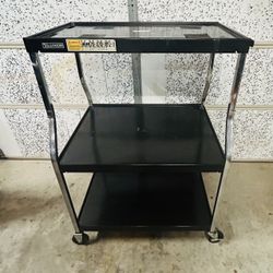 Sturdy Luxor AV Cart On Wheels! 