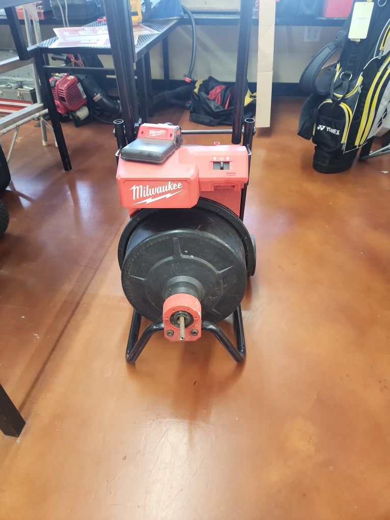 Milwaukee 18v Cordless Drain Cleaning Drum Machine Drain Snake