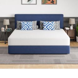 FDW 10 inch King Mattress Size/Gel Memory Foam Mattress/Medium Firm Mattresses for Cool Sleep Relieving Pressure Relief CertiPUR-US Certified Mattress