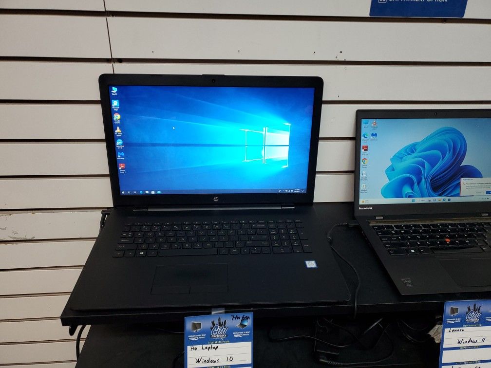 Hp 17" Screen Web Cam Windows Laptop