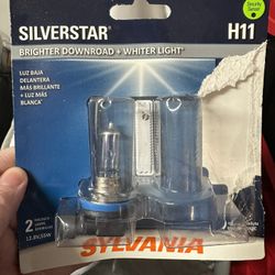 One Silver Star H11 Lightbulb New 