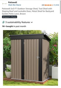 5x3 Shed