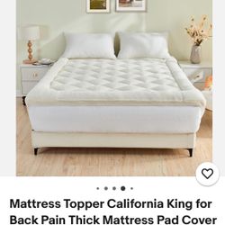 Calif King Sherpa Mattress Topper