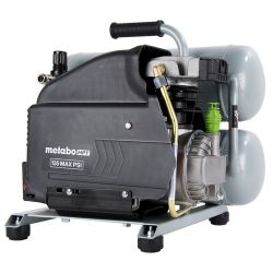 Metabo HPT EC99SM Portable Air Compressor, 4 gal Tank, 2 hp, 120 V, 105 psi Pressure