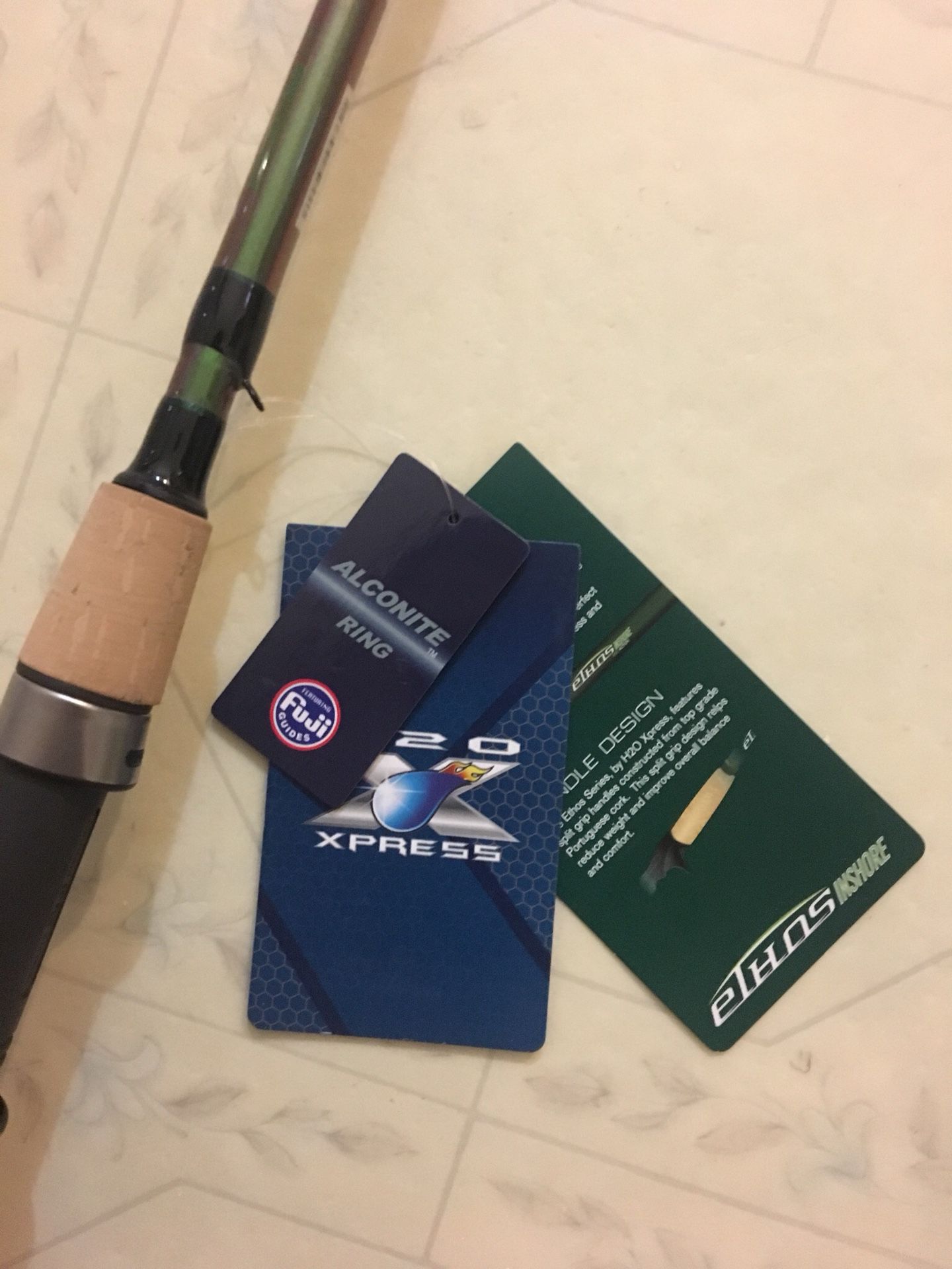 New 1 piece 7ft H20 Xpress Inshore spinning rod medium action for Sale in  Sachse, TX - OfferUp