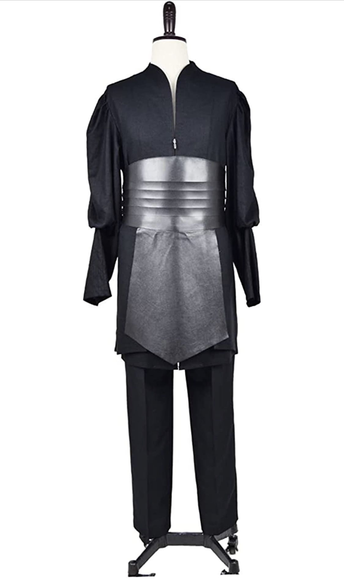 Men's Star Wars Darth Maul Black Outfit Tunic Robe Halloween Cosplay Costume (Small)