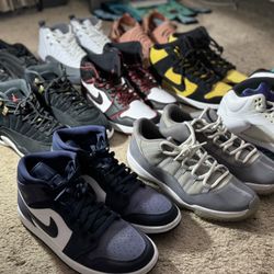 Jordan’s 1s, 5s, 11s, 12s, Air Max 97s,  And Dunks