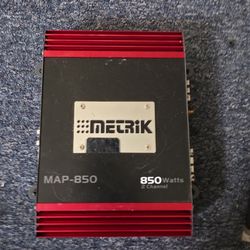 Metrik MAP-850 Car Audio Amp 2-Ch 850 Watts