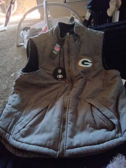 NFL Green Bay Packers Zip-Up Vest