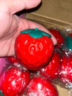 Strawberry squishy toy