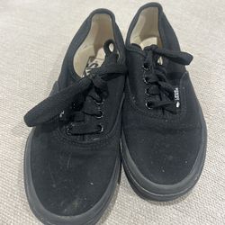Black low vans $25 size 13