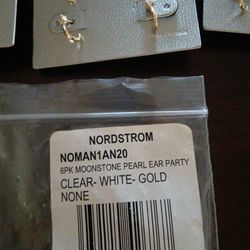 Clear White Gold,New Nordstrom,Pack 3 Pairs.