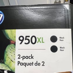 HP 950XL Black Ink 2 Pack
