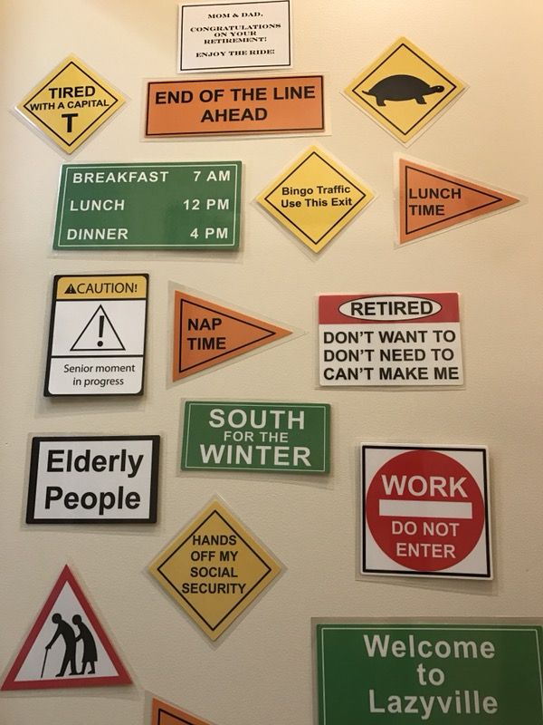 Retirement party decor - $50