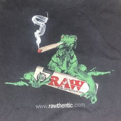 Small RAW smoking lizard long sleeve shirt