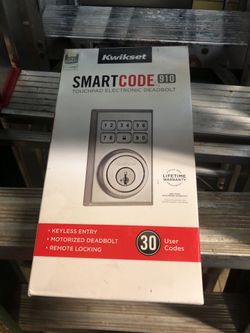 Brand new kwikset electronic deadbolt