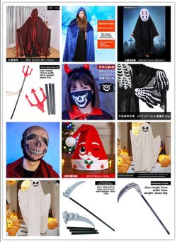 Halloween costume prop on nanrenwei store