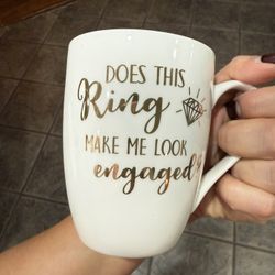 New Engagement Ring Mug