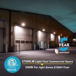 2 Pack 250W LED Outdoor Wall Pack Lights, Dusk Till Dawn new