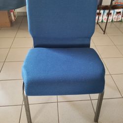10 Blue Chairs @ $40 Each