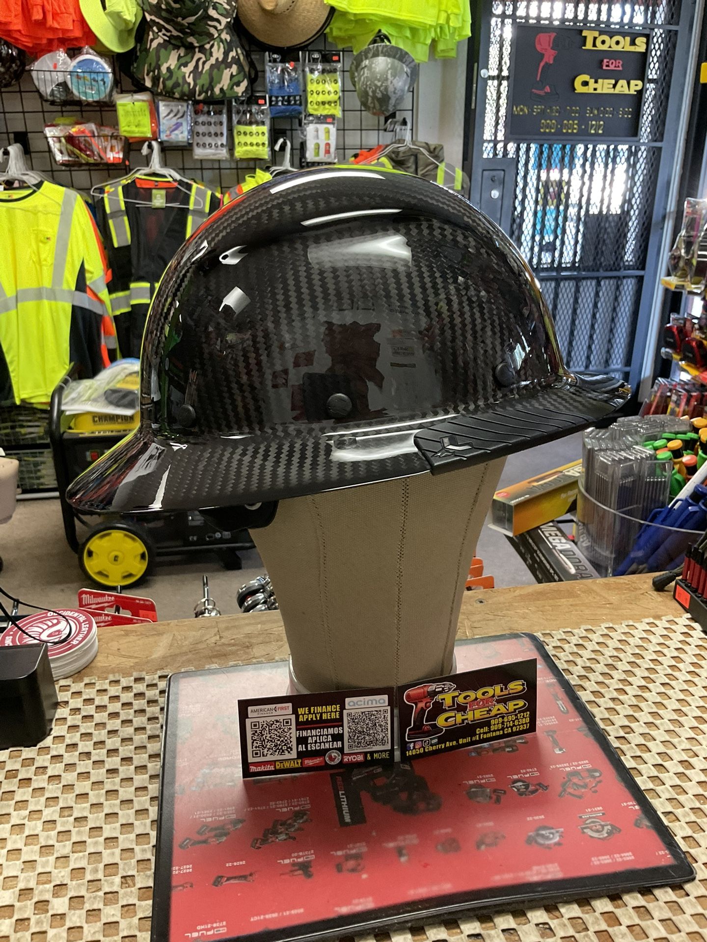 LIFT FULL BRIM SAFETY HARD HAT- Gloss Black