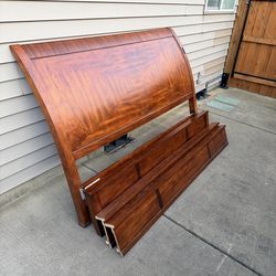 California king sleigh bed frame