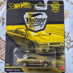 2026 Hot Wheels Premium Vintage Racing CHASE 0/5 Nissan Skyline GT-R BNR32 RARE
