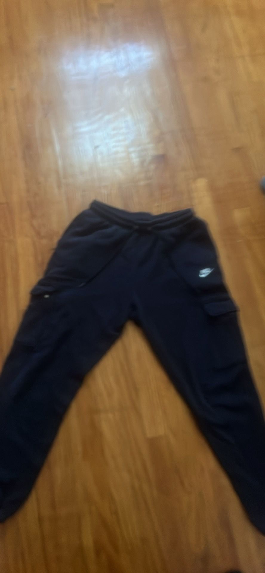 Navy blue Nike sweatpants